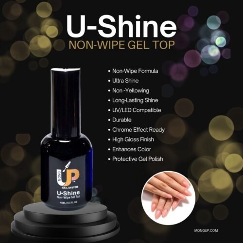 U-Shine Super Shiny Top Coat. Last for weeks.